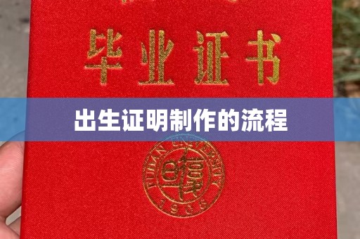 中原出生证明制作的流程