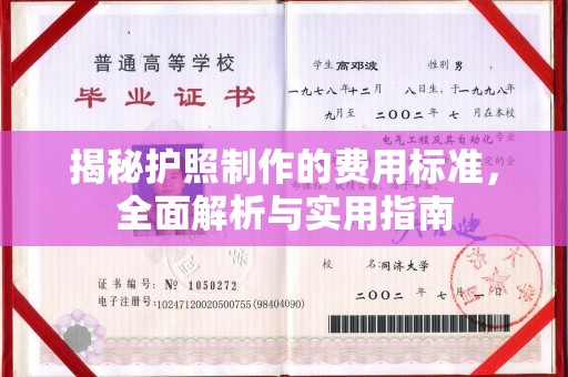 中原揭秘护照制作的费用标准，全面解析与实用指南