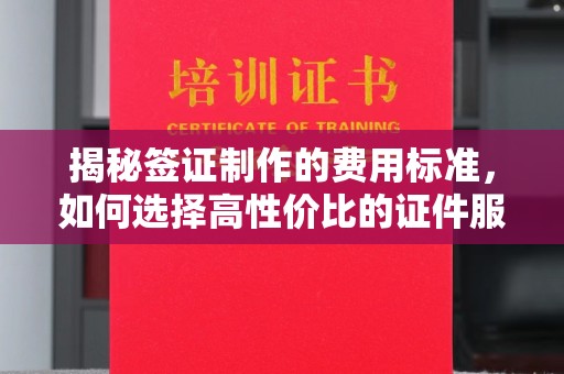 中原揭秘签证制作的费用标准，如何选择高性价比的证件服务？